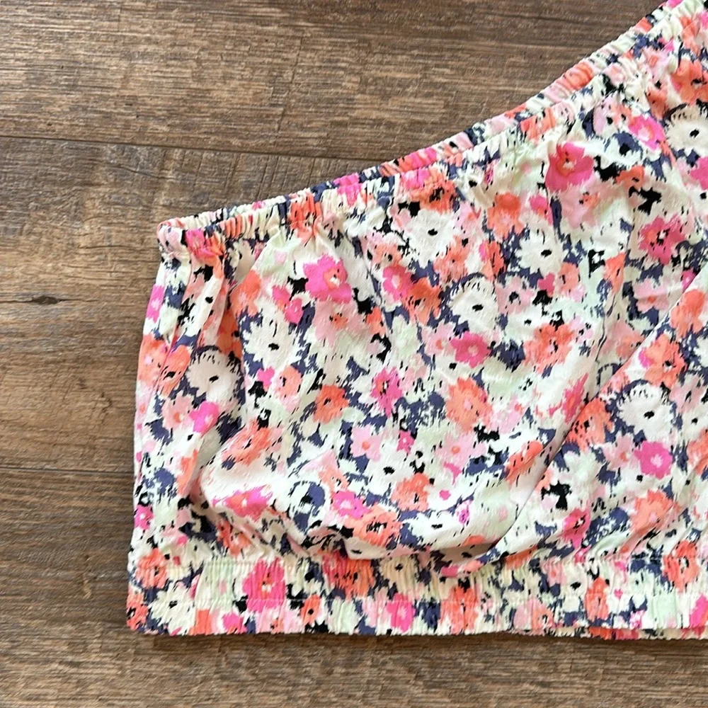Universal Thread One Shoulder Floral Print Top - Picture 6 of 9